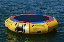 Island Hopper 13' Bounce N Splash Padded Water Bouncer Yellow
