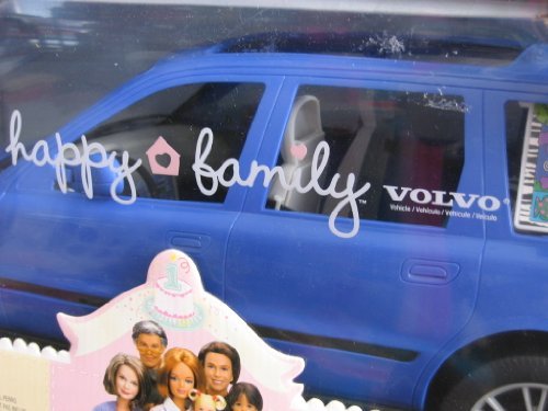 Barbie Happy Family Volvo V70 SUV with Hatchback, Car Seats & Sound