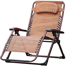 IIPOSAQQ Zero Chair Outdoor Sun Lounger Chair Folding Recliner Heavy Duty Reclining Sunloungers for Home Garden Patio Deck Deck Chairs
