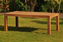 WholesaleTeak Grade-A Teak Wood 86" Canberra Rectangle Dining Table #WHDTCN