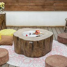 Manchester Concrete Fire Pit 42" x 39" Outdoor Patio Firepit Includes Lava Rocks Modern Fire Pits & Outdoor Fireplaces for Garden, Deck, Indoor & Outdoor Heating