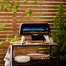 All-Clad 16" Gas Pizza Oven Outdoor, 360° Automatic Rotating Stone for Even Cooking, Cooks Pizza in 90 Seconds, Includes Aluminum Peel Spatula, Portable Oven Pizza Maker, Includes Gas Hose & Regulator