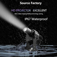 Free Design 37mm/1.46inch GOBO Card + 150W LED HD Zoom Control Rotation Advertising Logo Projetor Lights IP66 Waterproof Outdoor Coffee Shop Tags AD Lighting
