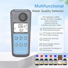 VBSNKLOI Water Test Meter, Digital Water Tester 0 1000NTU Turbidimeter Turbidity Meter AE86063 Multiparameter Quality Detector for Aquarium Pool