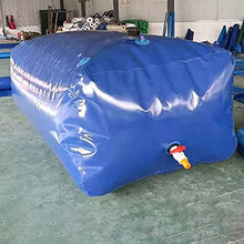 SHIJINHAO Large-Capacity Water Storage Durable Water Tank, Outdoor Water Storage Bag, Collapsible Used for Garden, Construction Site (Color : Blue, Size : 750L/1.5x1x0.5M)