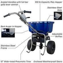 CHAPIN 88800B SaltPro 100-Lb Contractor Salt & Ice Melt Spreader