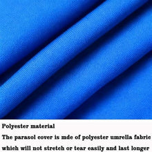 MXJCKSOQ Beige Replacement Parasol Canopy 2.0m/3.0m/3.5m - Waterproof Breathable 6-Rib Umbrella Fabric for Sunshade & Patio Umbrella - Canopy Material,Blue-3.5m/6-Ribs