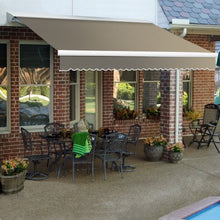 Awntech Retractable Awning Manual 24'W x 10'D x 10" H Taupe