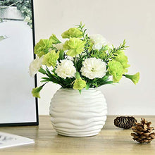 European-Style Simulation Carnation Silk Flower Small Bonsai Simulation FlowerPlastic Small Simulation Flower House Plant (Color : B) (D)
