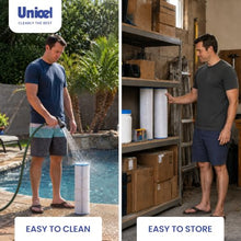 Unicel C-8418 200 Square Foot Media Replacement Pool Filter Cartridge with 200 Pleats, Compatible with Jandy (2 Pack)