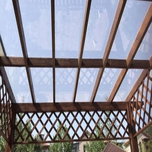 Polycarbonate Sheets All-Weather Outdoor Greenhouse Covering, Plastic Roofing Sheets Rainproof Insulation Protection(1x870m)