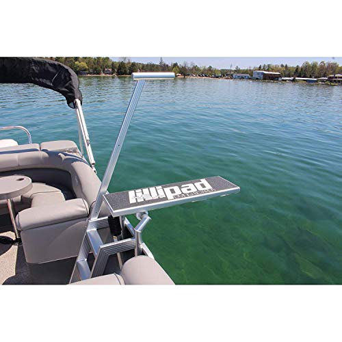 Lillipad Diving Board Pack - Includes Board, Under Mount or Ghost Mount, and Upgraded SEADEK Foam Surface Silver Anodized Dark Grey Undermount