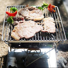 Portable Stainless Steel BBQ Grill Folding Outdoor Camping Picnic Barbecue Tool Accessories