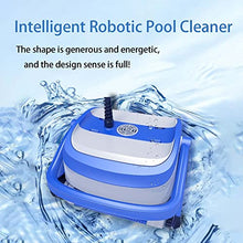 Automatic Robotic Pool Cleaner with Intelligent Navigation, 100 Mins Runtime & Dual Motors for Efficient Cleaning, Ideal for Pools up to 1200 ft2