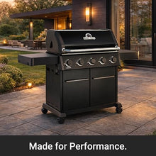 Broil King 866157 Crown 520 Shadow 5-Burner Natural Gas Grill in Black