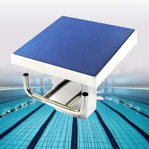 DLYZAYE Standard Pool Diving Board,Non-Slip Diving Platform Load 220lbs,Anti Slip Inclined at Load Diving Platform Equipment,Suitable for Individual Professional Players,B
