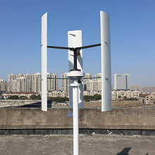 NINILADY 600W Vertical Wind Power Turbine Axis 12v 24v 48v Wind Generator with MPPT Controller for Homeuse Free Energy (48V with Free Controller)