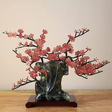 YXIANG56Q Fake Plants Artificial Bonsai Creative Jade Bonsai Winter Plum Flower Pot Decoration Bonsai for Home Office Shop Wine Cabinet Decoration Bonsai Tree