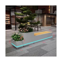 Planter Boxes Outdoor Outdoor Flower Boxes Leisure Chairs Terraces Parks Courtyards Benches Flower Beds Metal Planter Box ﻿
