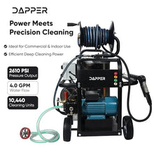 Dapper Supply 2600 PSI Electric Hot Water Pressure Washer 4 0 GPM Commercial Hot Water Power Washer Diesel Heated Water Cooled Triplex Pump 50 ft Hose 120V 20A