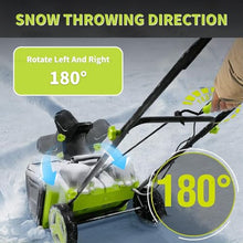 KUSOLE Cordless Snow Blower, 20 inches Wide, 10 inches deep, Maximum Snow-Throwing Distance 33 feet, 3500W brushless Motor. 2batteries