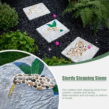 Kunovo Garden Décor Stepping Stone, Rectangular Pathway Landsaping Pavers with Polished Cobblestone, Rustic Style Decorative Stone for Lawns/Backyards (Size : 1 Pack), 58741