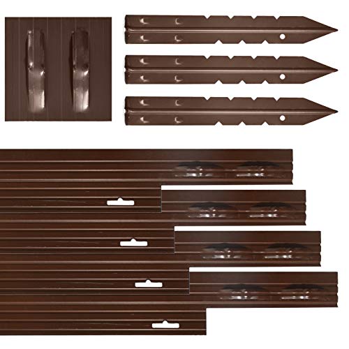 Dreamscape PRO Aluminum Landscape 40' Edging Kit, 5 Strips