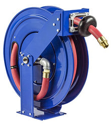 COXREELS Retractable Fuel Hose Reel 1in x 35ft Blue