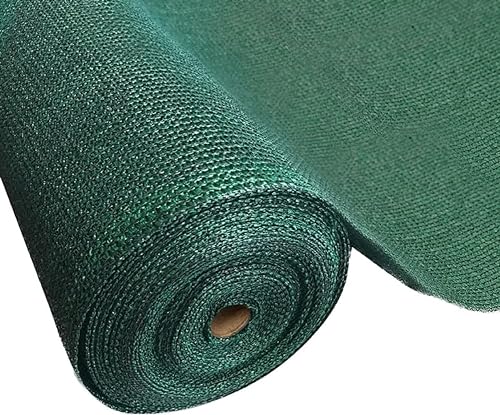 VBS - Green Shade Cloth - 70% - Mesh Fabric for Fence Privacy Screen, Garden Shade, Mesh Fence Screening, Shade Cloth Rolls, Wind Screen (12' x 300')