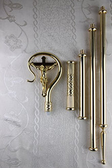 HaoLin Bishop Crosier with Case G-15-XN Gold