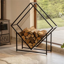 IEDFHJU Firewood Rack Wrought Iron Firewood Storage Rack