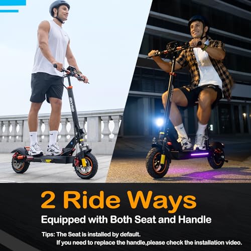 iENYRID Adults Electric Scooter 800W Motor 10" Off-Road Tires 48V 28mph Black