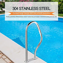 Pool Handrail Grab Bars for Outdoor Indoor Swimming Pools,Stainless Steel Steps Hand Rail Spa Non-Slip Stair Railing Safety Pool Guide Rail,Complete Kit