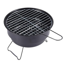 YUIPMHFD Portable BBQ Grill Round Barbecue Rack Stainless Steel Mini Charcoal Camping Tools