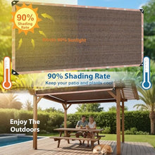 LCPEHGF Sun Shade Sail 25' x 48' Rectangle Mocha UV Block Sunshade for Backyard Yard Deck Patio Garden Outdoor Activities and Facility.(We Make Custom Size)