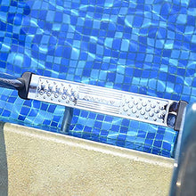 Swimming Pool Ladder Stainless Steel Swimming Pool Handrail with 2 Anti-Slip Pedal Thickness 1.2mm for 70-90cm Pool/Silver / 1300x500x180mm (Silver 1300x500x180mm)