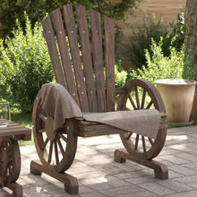 Owoxanthellate 4-Pack Adirondack Outdoor Chair Set Brown Burnt Fir Wood Patio Seating 24.4" x 24.8" x 39" Rustikaler Gartenstil für Garten Terrasse Balkon