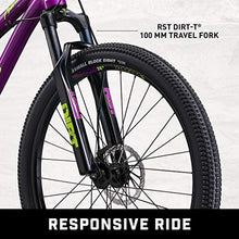 Mongoose Fireball Dirt Jump Mountain Bike 26-Inch Mechanical Disc Brakes Purple