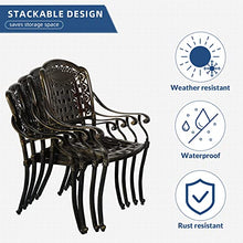 Onlyeah 5-Piece Outdoor Furniture Dining Set with Cushions