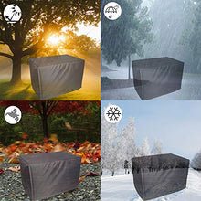 QIAOH Protective Cover for Garden Furniture 88x88x34in, Garden Table Covers Waterproof, Patio Table Cover 420D, Tear-Resistant, UV Resistant, Outdoor Patio Furniture Covers