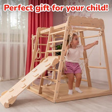 Wood And Hearts Indoor Wooden Jungle Gym for Toddlers Ages 1-4