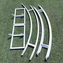 Heavy Duty Metal Wedding Arch Moon Gate Gold/Black/White Circle Garden Arbor Archway for Bridal Party Decoration Gardens Decorations(White,HxW/2.8x3.2m/9.2x10.5ft)