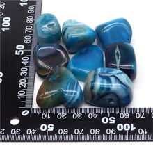 Blue Striped Stone Crystal Specimen
