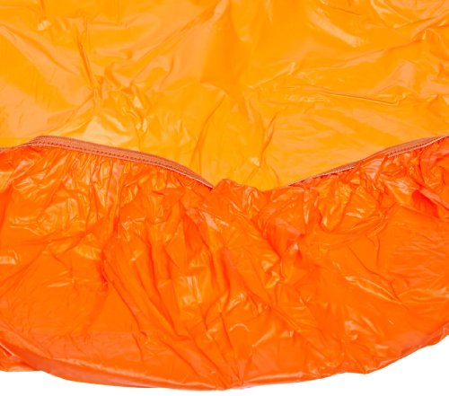 Kwik-Cover 72-O 72" Round Kwik-Cover Orange Fitted Table Cover (1 full case of 50)