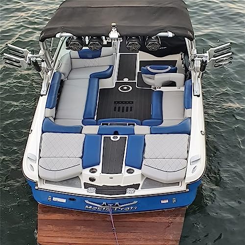 Zomanon Boat EVA Faux Teak Decking Floor Mat for 2011 Mastercraft X25 Swim Platform Cockpit Pad - Multiple Color Options