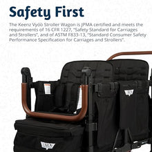 Keenz VYOO Stroller Wagon with Canopy Black