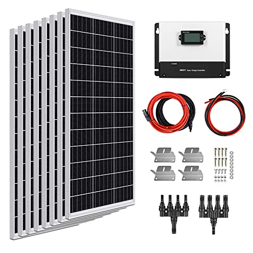 ExpertPower 800W 12V Solar Panel Kit | 800W Mono Rigid Solar Panels, 100A MPPT Solar Charge Controller | RV, Trailer, Camper, Marine, Off Grid, Solar Projects
