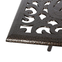 Christopher Knight Home Phoenix Cast Aluminum Square Table, Hammered Bronze