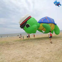 Yingfeida HFLY 5m Giant Inflatable Sea Turtle Kite Blue