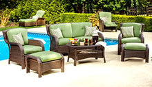 Hanover Replacement Cushions for Strathmere 6-Piece Seating Set Cilantro Green